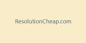 ResolutionCheap.com