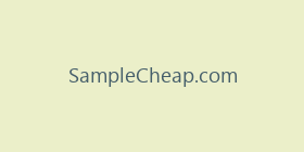 SampleCheap.com