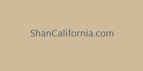 ShanCalifornia.com