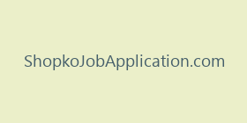 ShopkoJobApplication.com