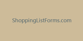ShoppingListForms.com