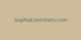 SophiaLorenFans.com