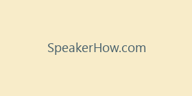 SpeakerHow.com