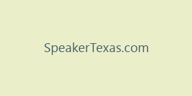 SpeakerTexas.com