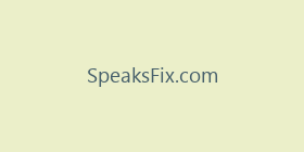 SpeaksFix.com