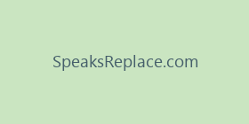 SpeaksReplace.com