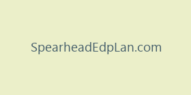 SpearheadEdpLan.com