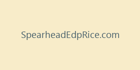 SpearheadEdpRice.com