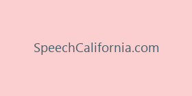 SpeechCalifornia.com