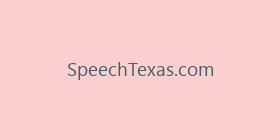SpeechTexas.com