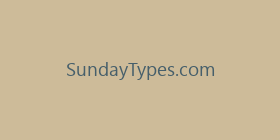SundayTypes.com