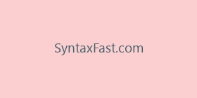 SyntaxFast.com