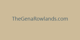 TheGenaRowlands.com