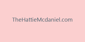TheHattieMcdaniel.com