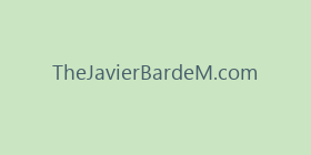 TheJavierBardeM.com