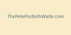 ThePetePostlethWaite.com