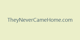TheyNeverCameHome.com