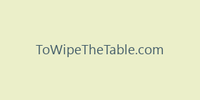 ToWipeTheTable.com