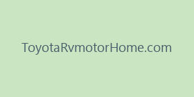 ToyotaRvmotorHome.com
