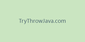 TryThrowJava.com