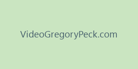 VideoGregoryPeck.com
