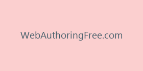 WebAuthoringFree.com