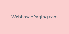 WebbasedPaging.com