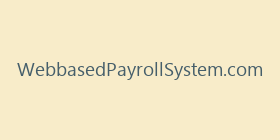 WebbasedPayrollSystem.com