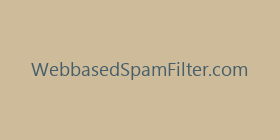 WebbasedSpamFilter.com