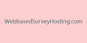 WebbasedSurveyHosting.com