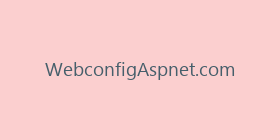 WebconfigAspnet.com
