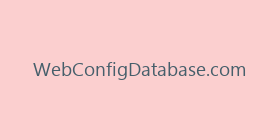 WebConfigDatabase.com