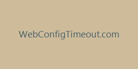 WebConfigTimeout.com