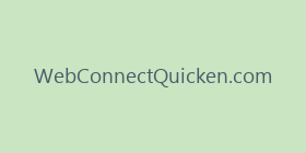 WebConnectQuicken.com