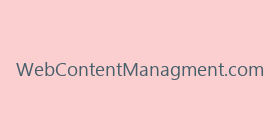WebContentManagment.com