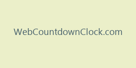 WebCountdownClock.com