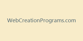 WebCreationPrograms.com