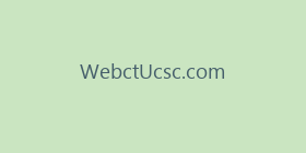 WebctUcsc.com