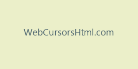 WebCursorsHtml.com