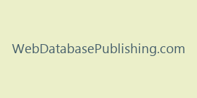 WebDatabasePublishing.com