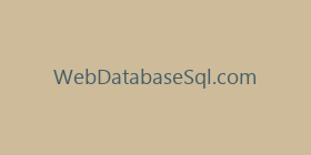 WebDatabaseSql.com