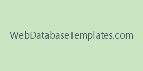 WebDatabaseTemplates.com