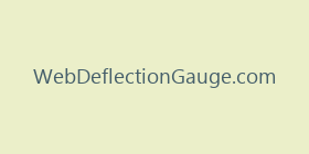 WebDeflectionGauge.com