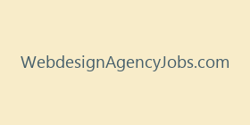 WebdesignAgencyJobs.com