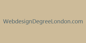 WebdesignDegreeLondon.com