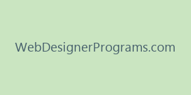 WebDesignerPrograms.com
