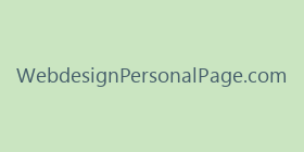 WebdesignPersonalPage.com