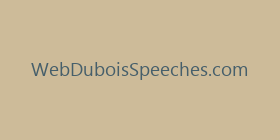 WebDuboisSpeeches.com