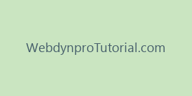 WebdynproTutorial.com