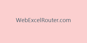 WebExcelRouter.com